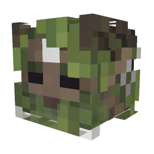 N1ghtly_ Minecraft avatar head, 3D render
