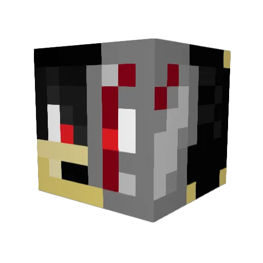 N1ghtm4r30 Minecraft avatar head, 3D render