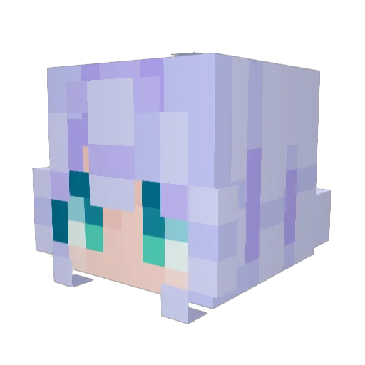 N1hility__ Minecraft avatar head, 3D render