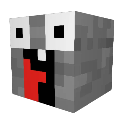 N1koR0ka Minecraft avatar head, 3D render