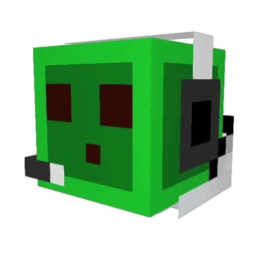 N1kola Minecraft avatar head, 3D render