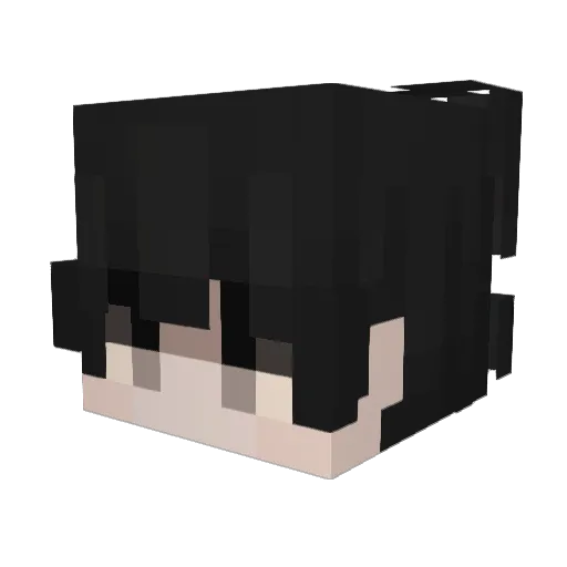 N1kuQ Minecraft avatar head, 3D render
