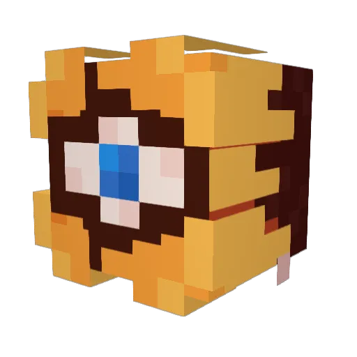 N1mk Minecraft avatar head, 3D render
