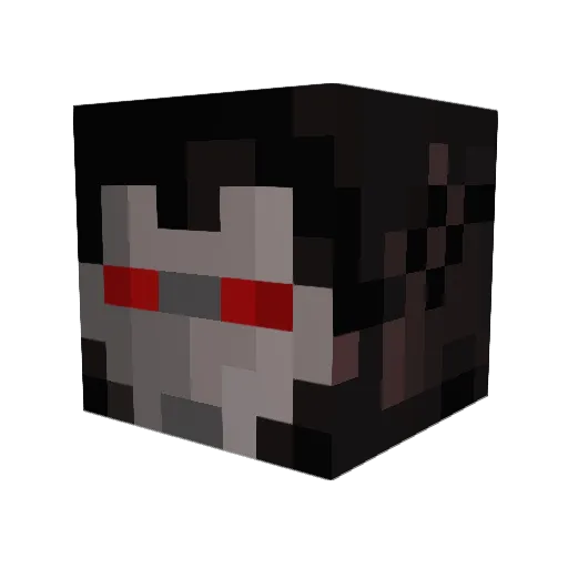 N1nZag0 Minecraft avatar head, 3D render