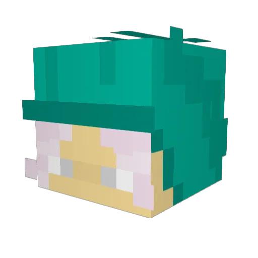 N1ne___ Minecraft avatar head, 3D render