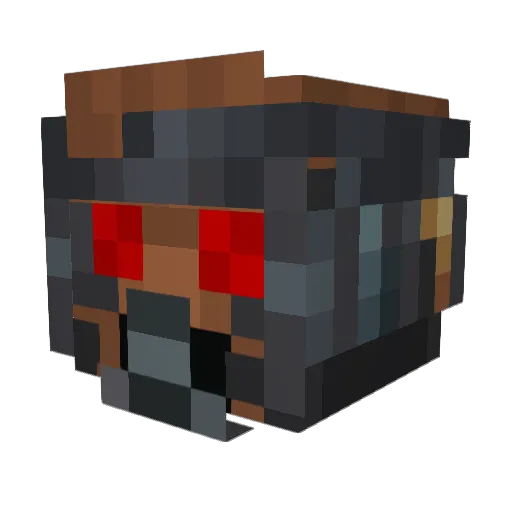 N1nja567 Minecraft avatar head, 3D render
