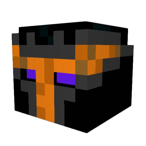 N1qhts Minecraft avatar head, 3D render