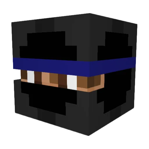 N1tr0yt Minecraft avatar head, 3D render