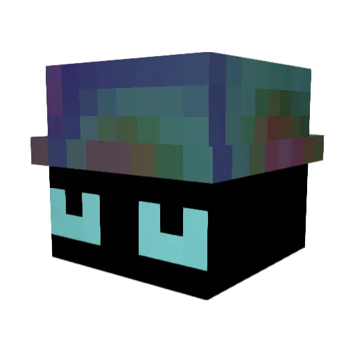 N1tro_97 Minecraft avatar head, 3D render
