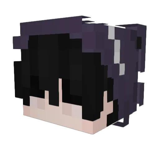N1uxie Minecraft avatar head, 3D render