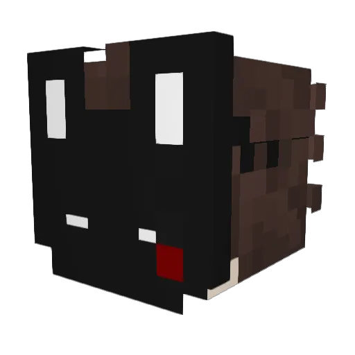 N1xShade Minecraft avatar head, 3D render