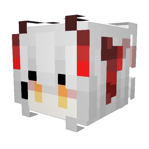 N2KirisakiH Minecraft avatar head, 3D render