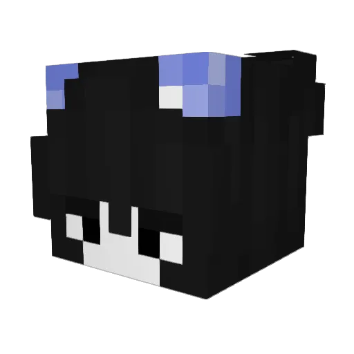 N2VER Minecraft avatar head, 3D render