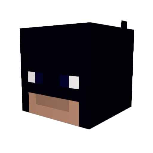 N30NSTYLE Minecraft avatar head, 3D render