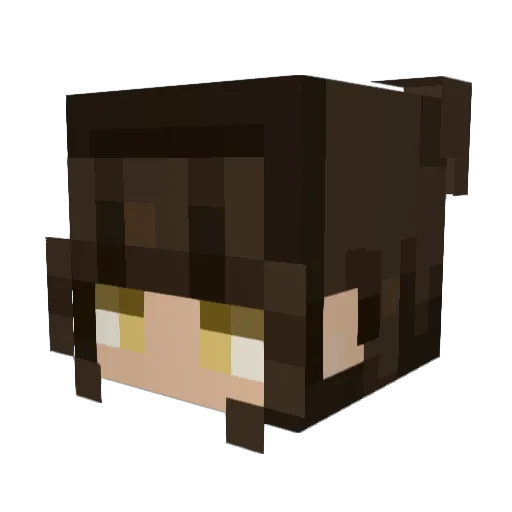 N3BBULA Minecraft avatar head, 3D render