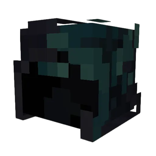 N3CIS Minecraft avatar head, 3D render