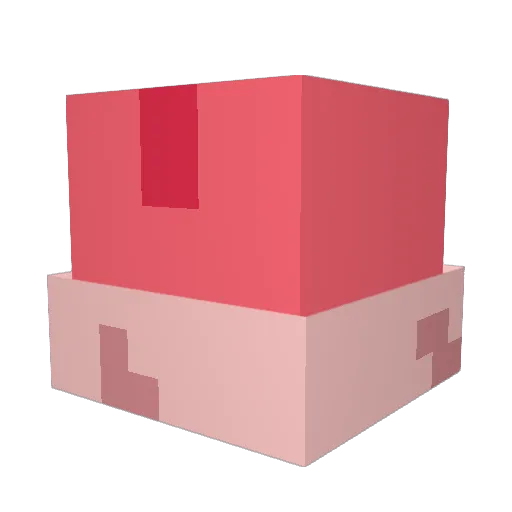 N3GERBUBI Minecraft avatar head, 3D render