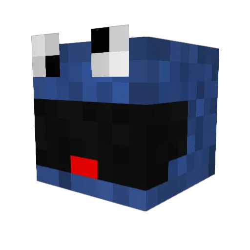 N3Kh0 Minecraft avatar head, 3D render