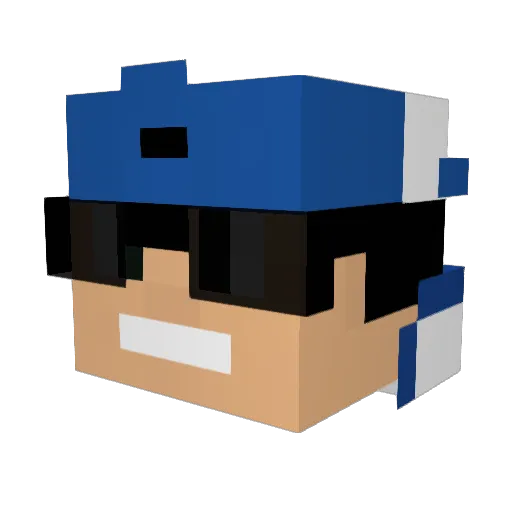 N3M3SISBLADE Minecraft avatar head, 3D render