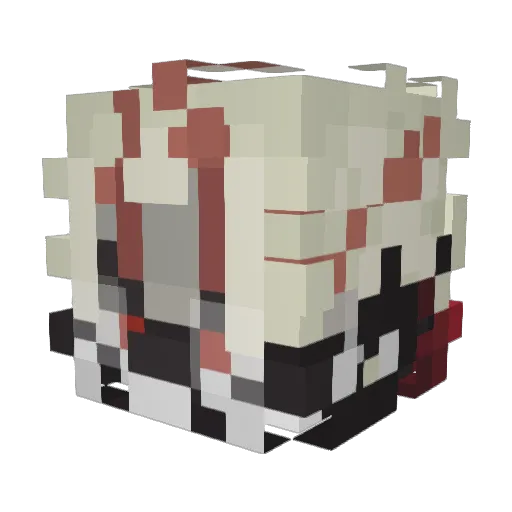 N3R0_0911 Minecraft avatar head, 3D render