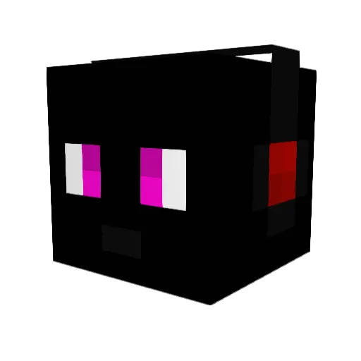 N3WY3ARS Minecraft avatar head, 3D render