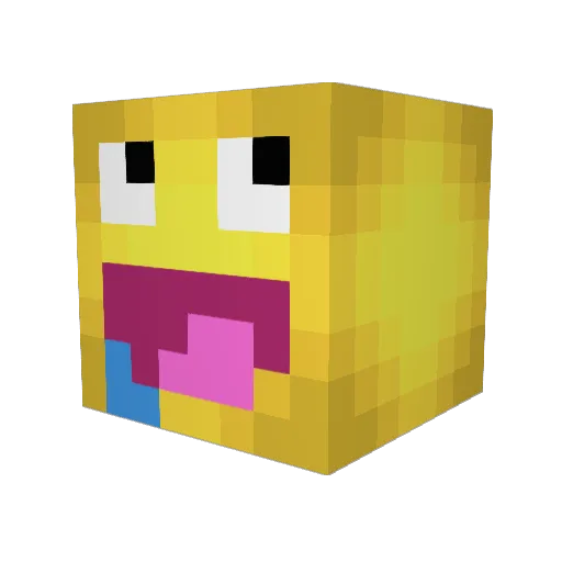 N3cK381 Minecraft avatar head, 3D render
