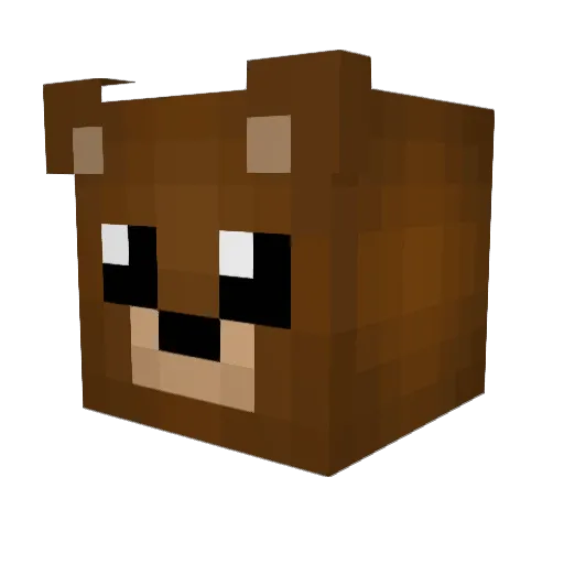 N3ivy Minecraft avatar head, 3D render