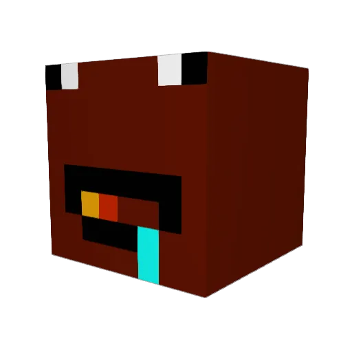 N3me1912 Minecraft avatar head, 3D render