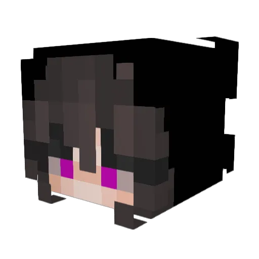 N3rfThisss Minecraft avatar head, 3D render