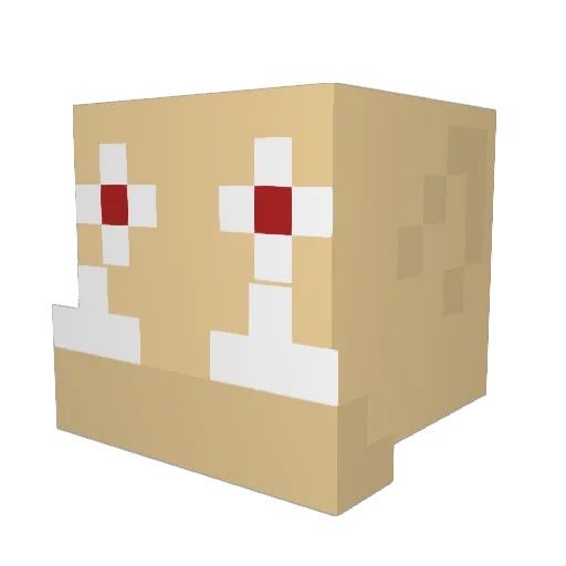 N3rhg4sh Minecraft avatar head, 3D render