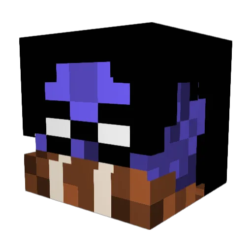 N3xt2U Minecraft avatar head, 3D render