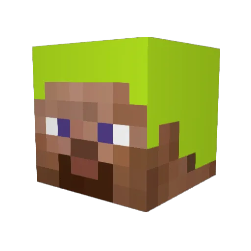 N3xuz Minecraft avatar head, 3D render