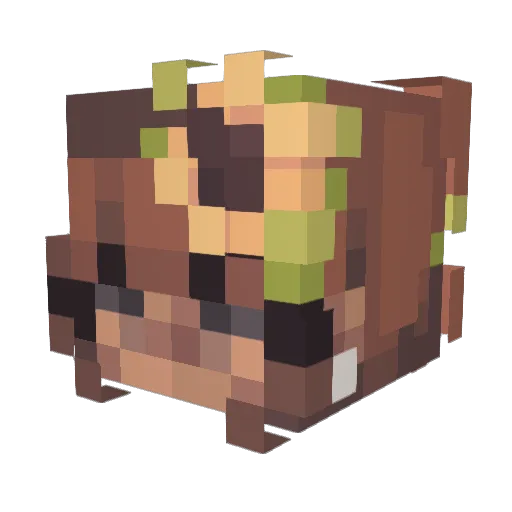 N3ypat_ Minecraft avatar head, 3D render