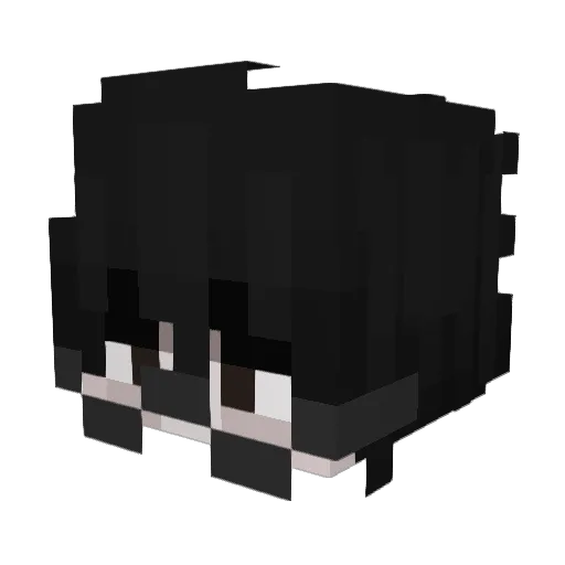 N45H3 Minecraft avatar head, 3D render