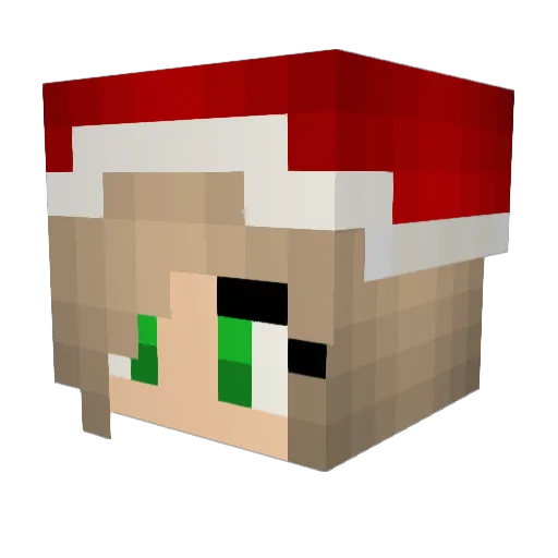 N4FT Minecraft avatar head, 3D render