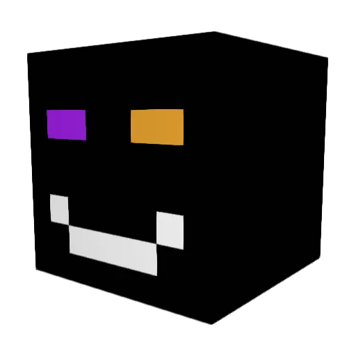 N4MAN Minecraft avatar head, 3D render