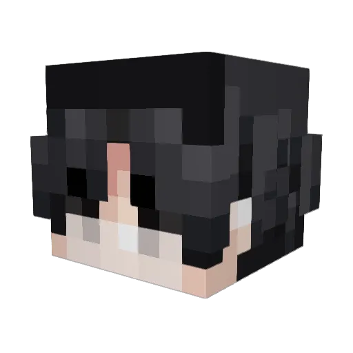 N4biL Minecraft avatar head, 3D render