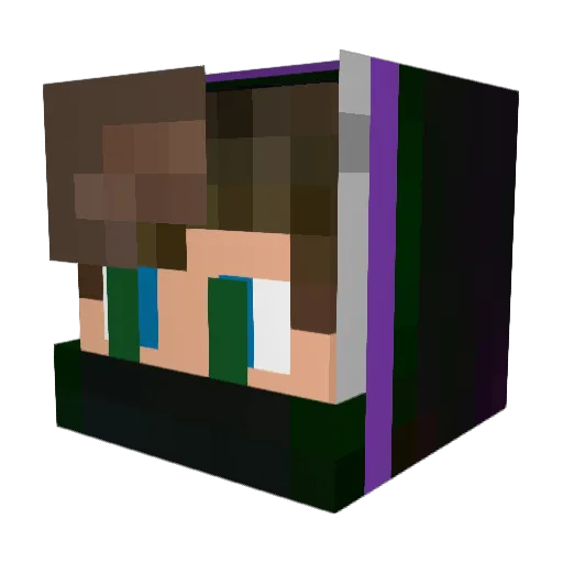N4big Minecraft avatar head, 3D render