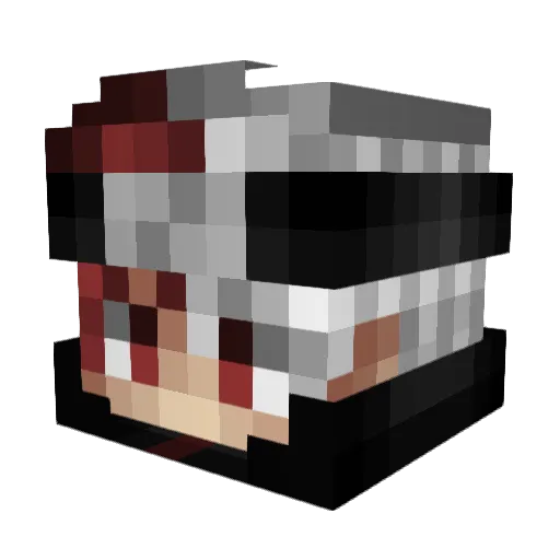 N4choS Minecraft avatar head, 3D render
