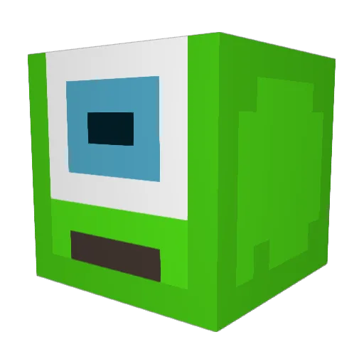 N4hG Minecraft avatar head, 3D render