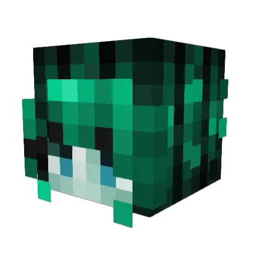 N4kk13 Minecraft avatar head, 3D render