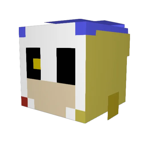 N4tanie1 Minecraft avatar head, 3D render