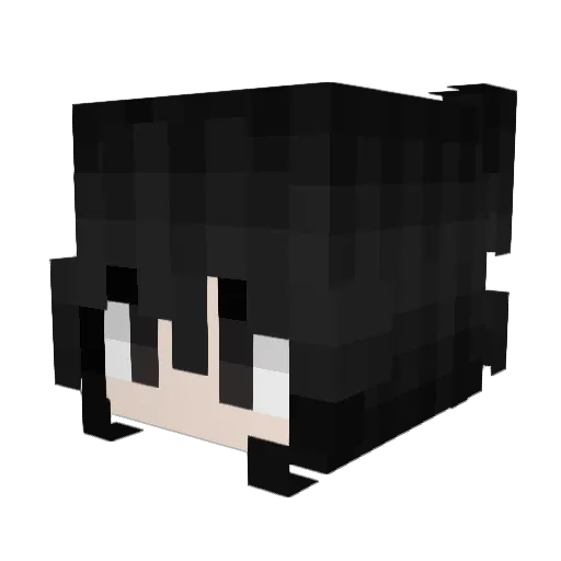 N6V Minecraft avatar head, 3D render