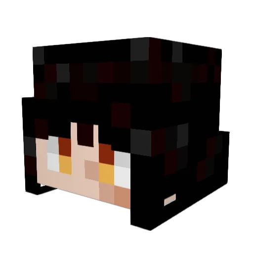 N7Christian Minecraft avatar head, 3D render