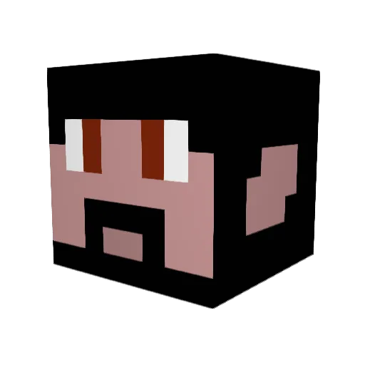 N8Marrufo Minecraft avatar head, 3D render