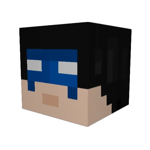 N8_ro Minecraft avatar head, 3D render