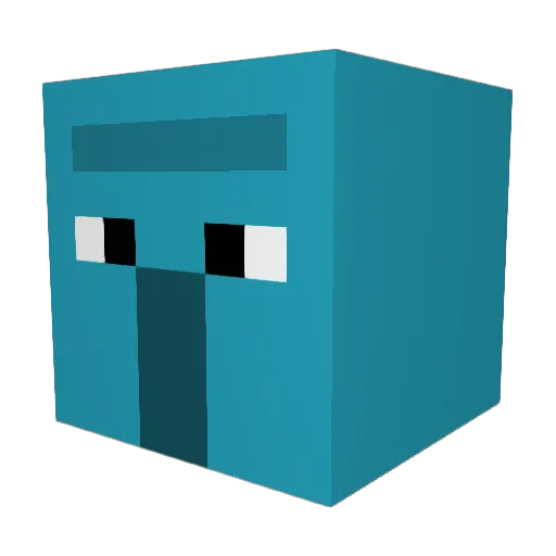 N8thecrocodile Minecraft avatar head, 3D render