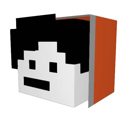 N8thqn Minecraft avatar head, 3D render