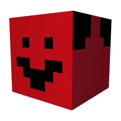 N9U_ Minecraft avatar head, 3D render