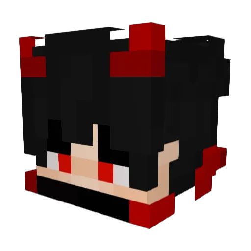 NA32X Minecraft avatar head, 3D render